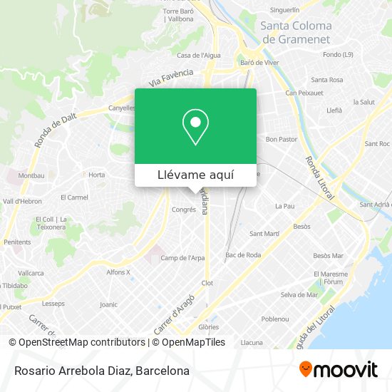 Mapa Rosario Arrebola Diaz