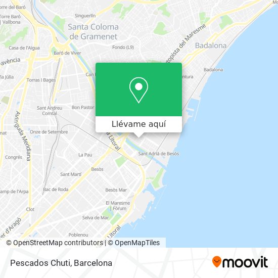 Mapa Pescados Chuti