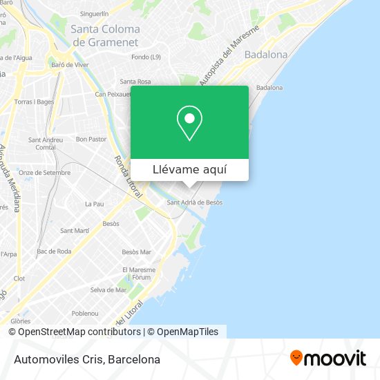 Mapa Automoviles Cris