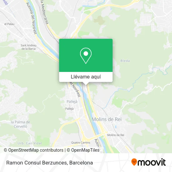 Mapa Ramon Consul Berzunces