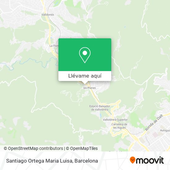 Mapa Santiago Ortega Maria Luisa