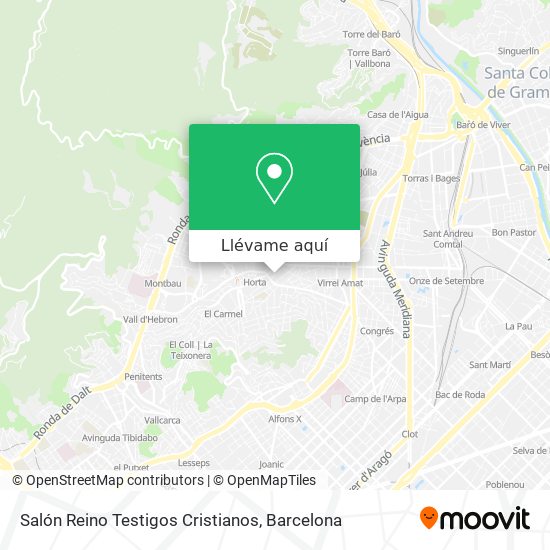Mapa Salón Reino Testigos Cristianos