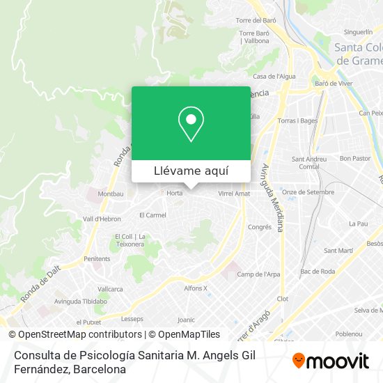 Mapa Consulta de Psicología Sanitaria M. Angels Gil Fernández
