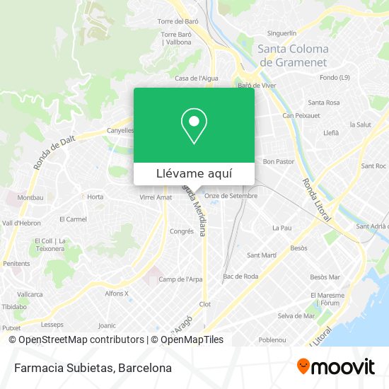 Mapa Farmacia Subietas