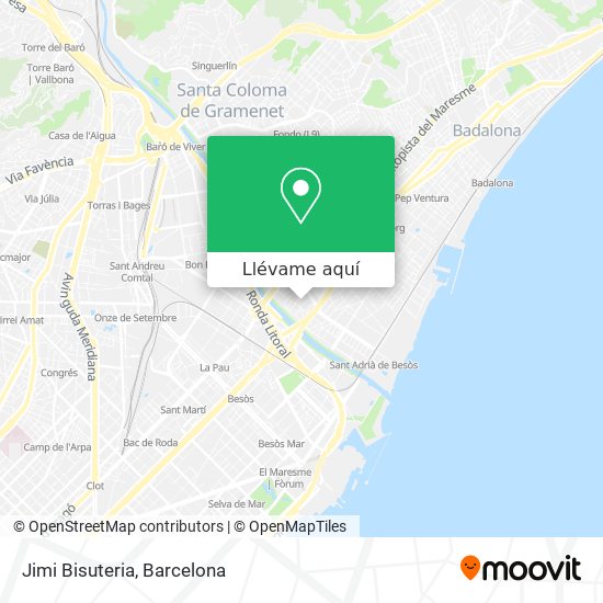 Mapa Jimi Bisuteria