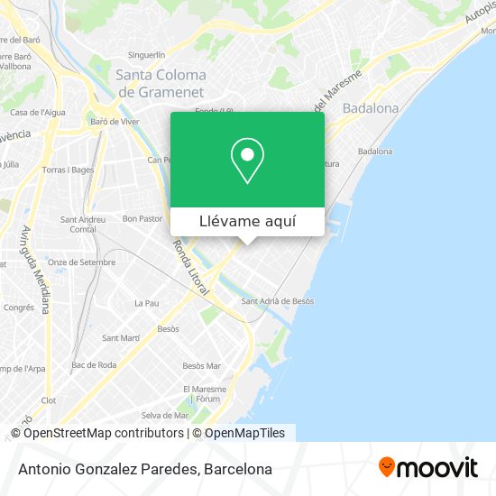 Mapa Antonio Gonzalez Paredes