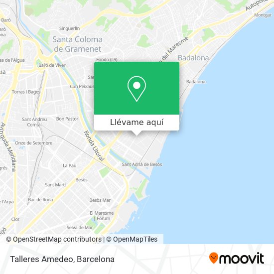 Mapa Talleres Amedeo