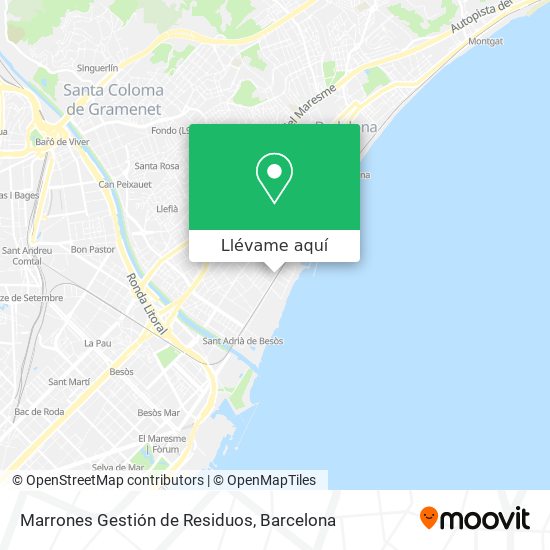Mapa Marrones Gestión de Residuos