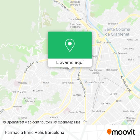 Mapa Farmacia Enric Vehi