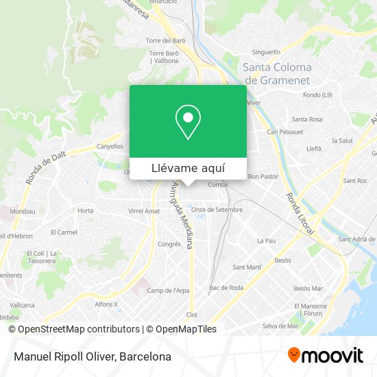 Mapa Manuel Ripoll Oliver