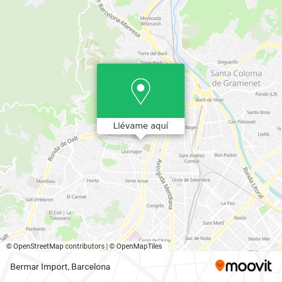 Mapa Bermar Import