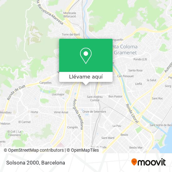Mapa Solsona 2000