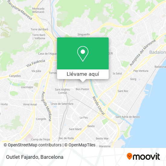 Mapa Outlet Fajardo