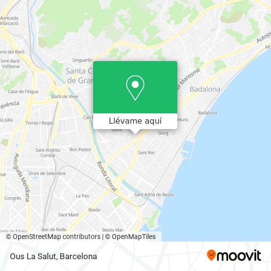 Mapa Ous La Salut