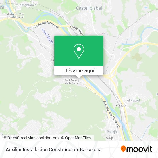 Mapa Auxiliar Installacion Construccion