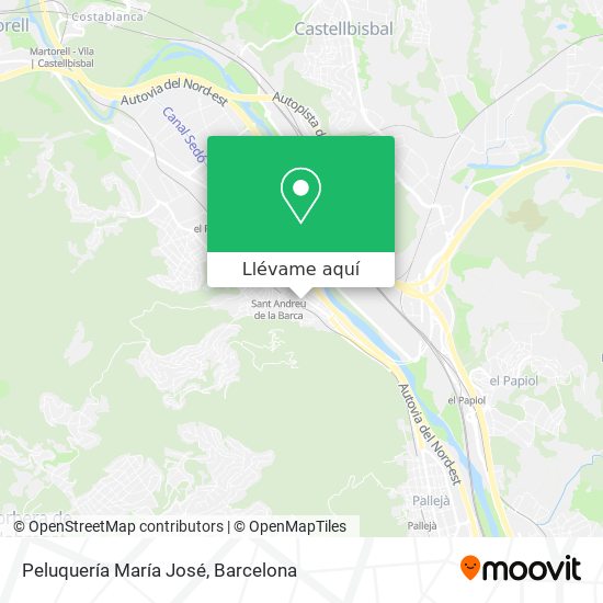 Mapa Peluquería María José