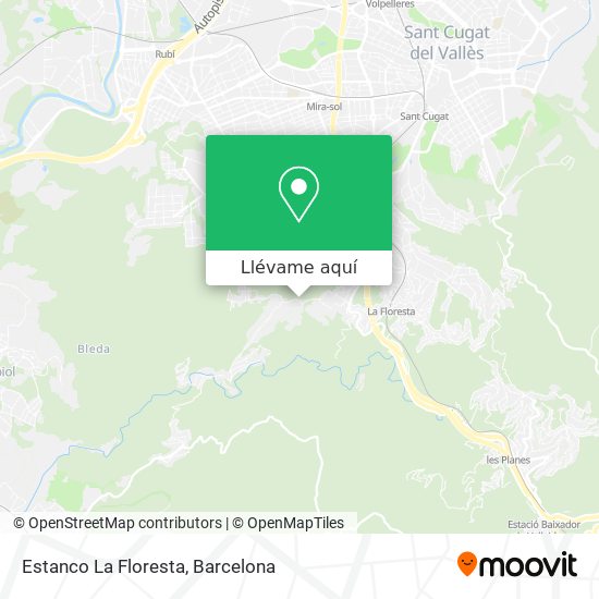 Mapa Estanco La Floresta