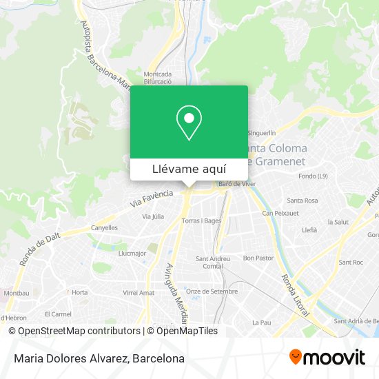 Mapa Maria Dolores Alvarez
