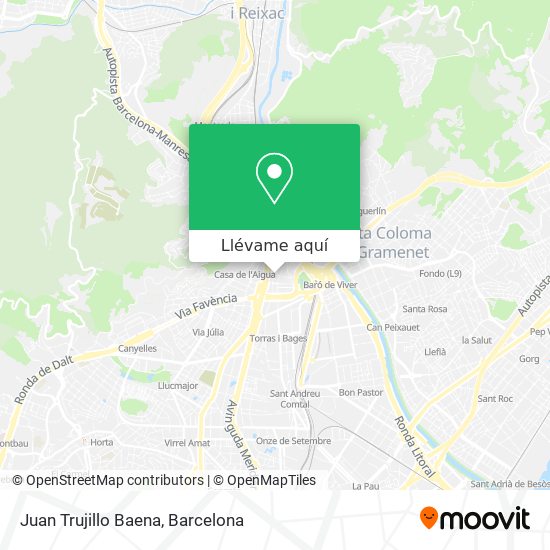 Mapa Juan Trujillo Baena