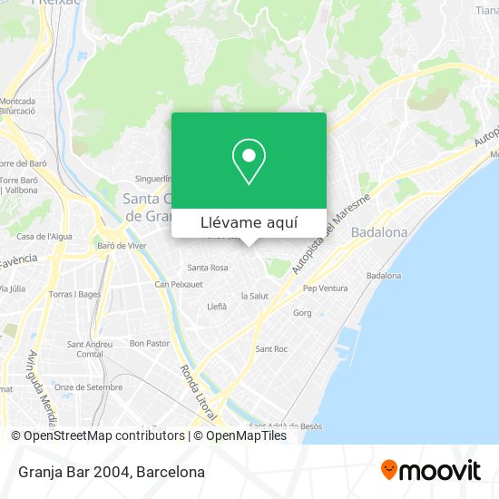 Mapa Granja Bar 2004