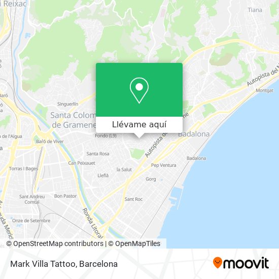 Mapa Mark Villa Tattoo