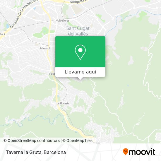 Mapa Taverna la Gruta