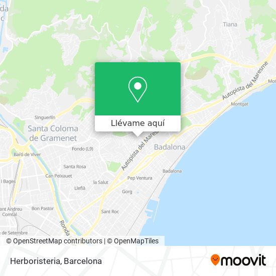 Mapa Herboristeria
