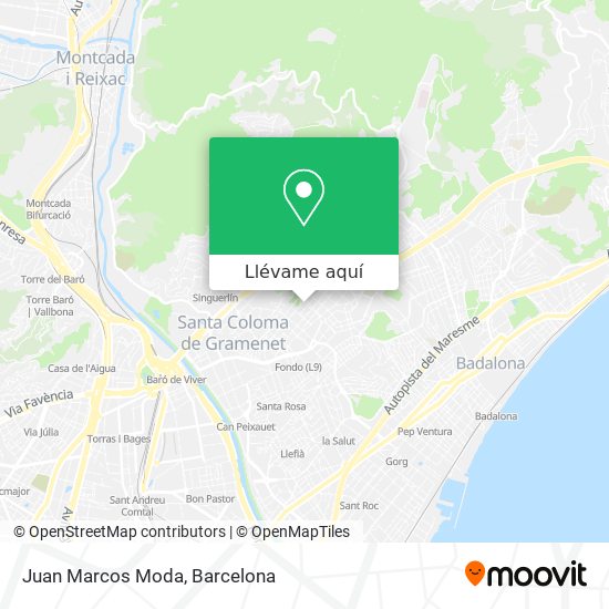Mapa Juan Marcos Moda