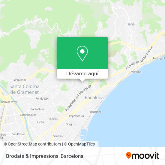 Mapa Brodats & Impressions