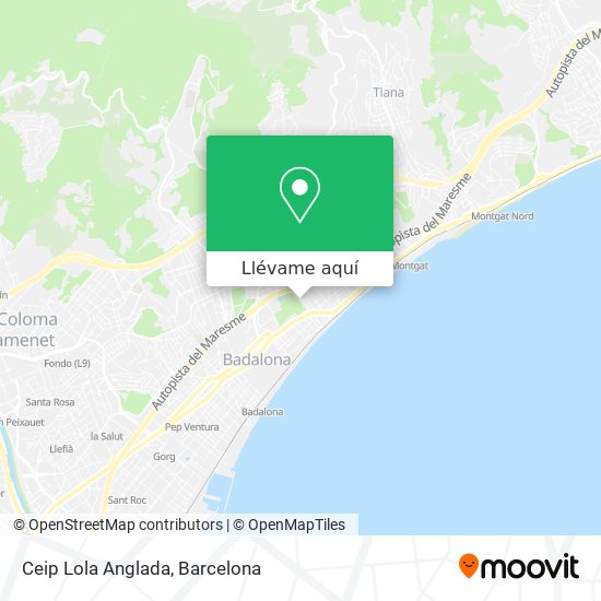 Mapa Ceip Lola Anglada