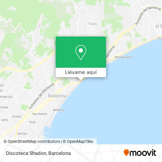 Mapa Discoteca Shadon