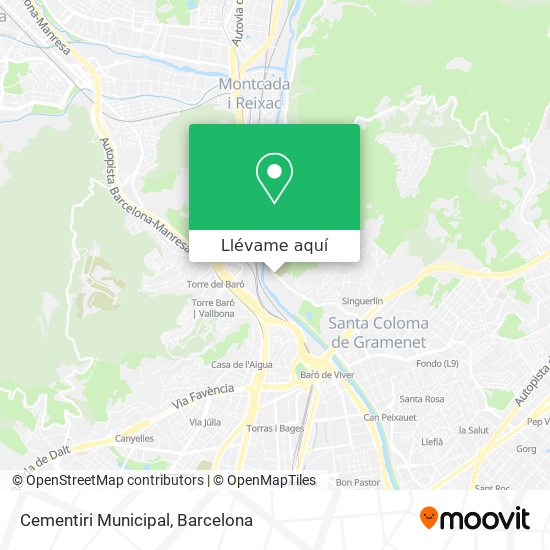 Mapa Cementiri Municipal