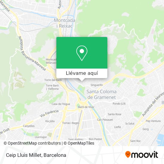 Mapa Ceip Lluis Millet