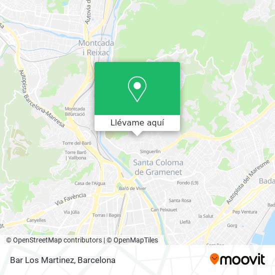 Mapa Bar Los Martinez