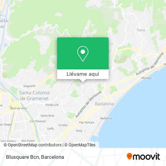 Mapa Blusquare Bcn
