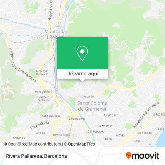 Mapa Rivera Pallaresa