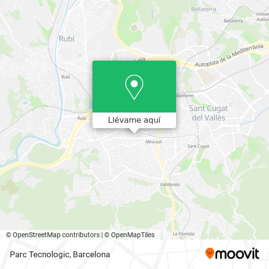 Mapa Parc Tecnologic