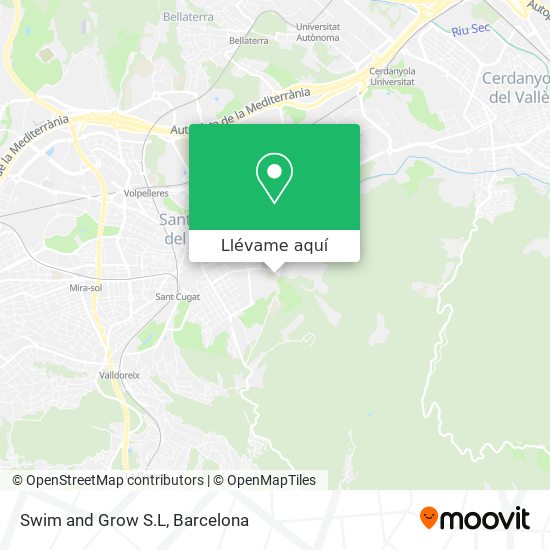 Mapa Swim and Grow S.L