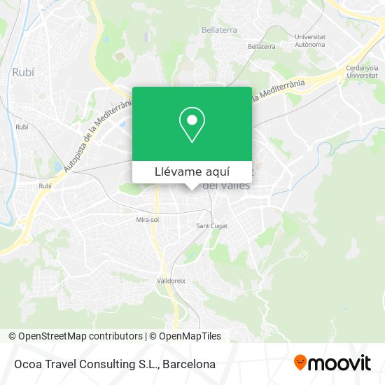 Mapa Ocoa Travel Consulting S.L.