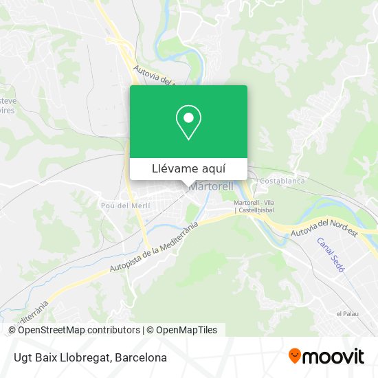 Mapa Ugt Baix Llobregat