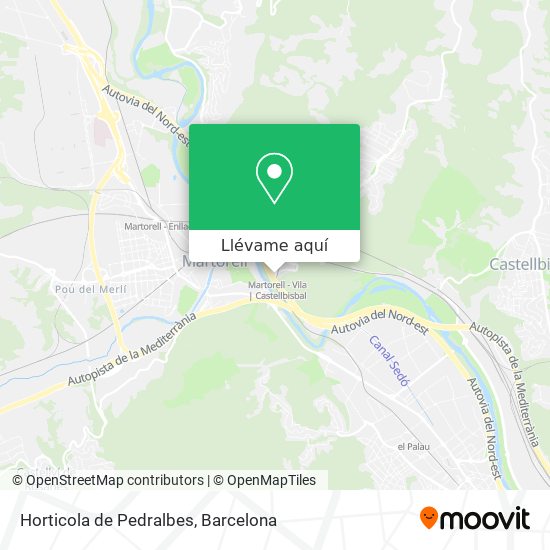 Mapa Horticola de Pedralbes