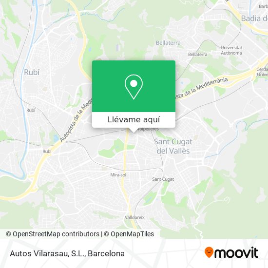 Mapa Autos Vilarasau, S.L.