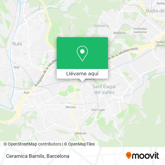 Mapa Ceramica Barnils