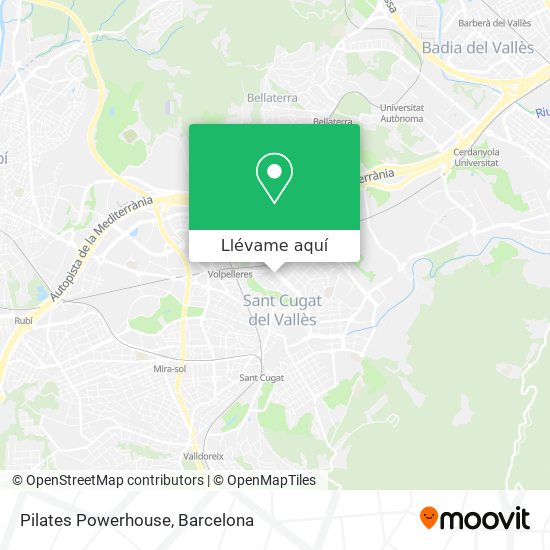 Mapa Pilates Powerhouse