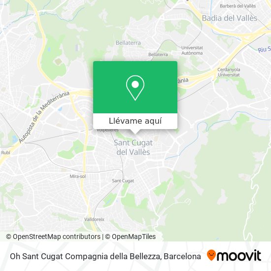 Mapa Oh Sant Cugat Compagnia della Bellezza