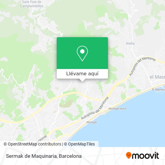 Mapa Sermak de Maquinaria