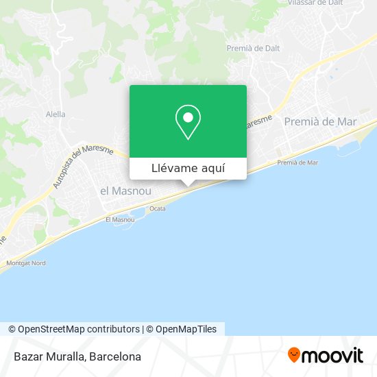 Mapa Bazar Muralla
