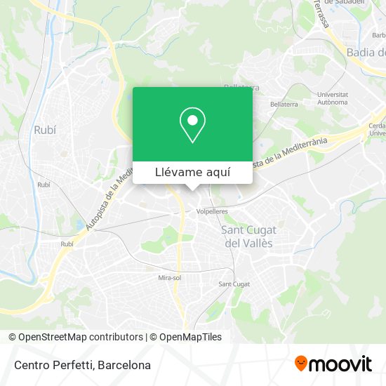 Mapa Centro Perfetti