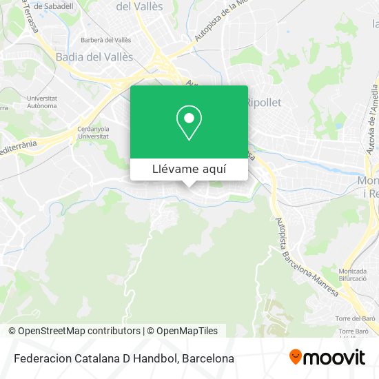 Mapa Federacion Catalana D Handbol