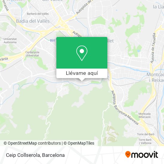 Mapa Ceip Collserola